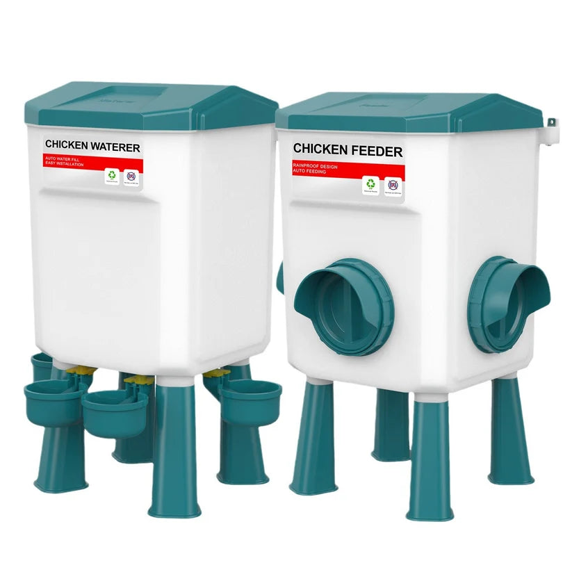 Waterer and Feeder Set