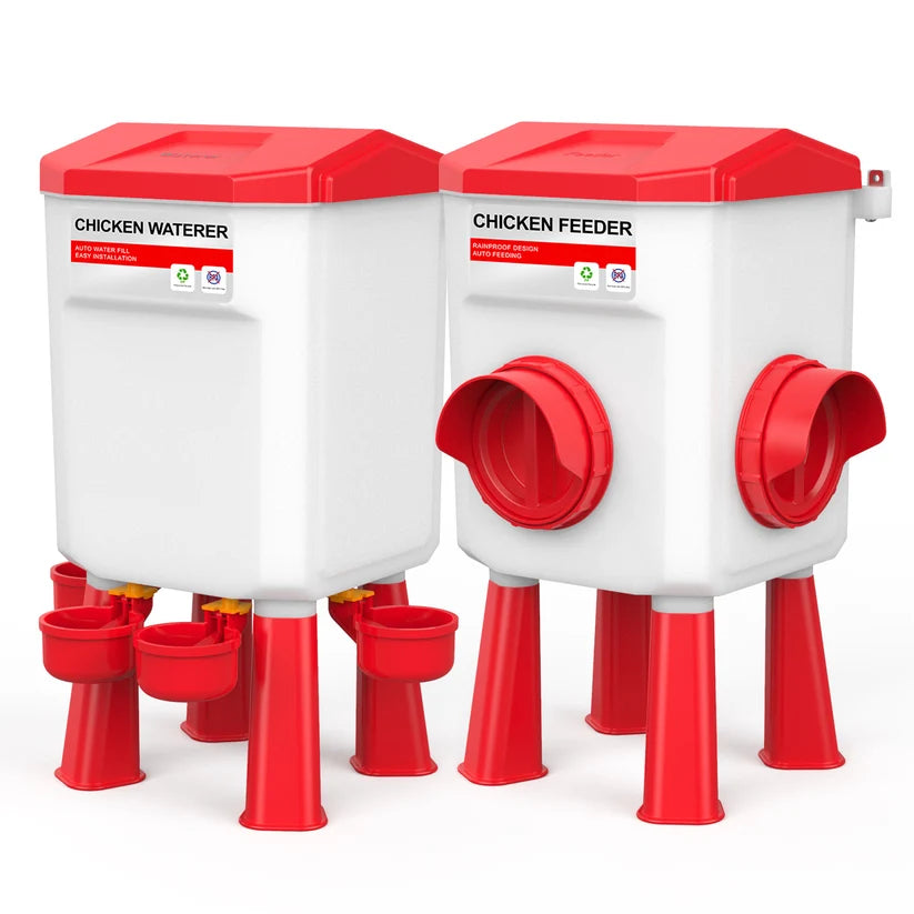 Waterer and Feeder Set